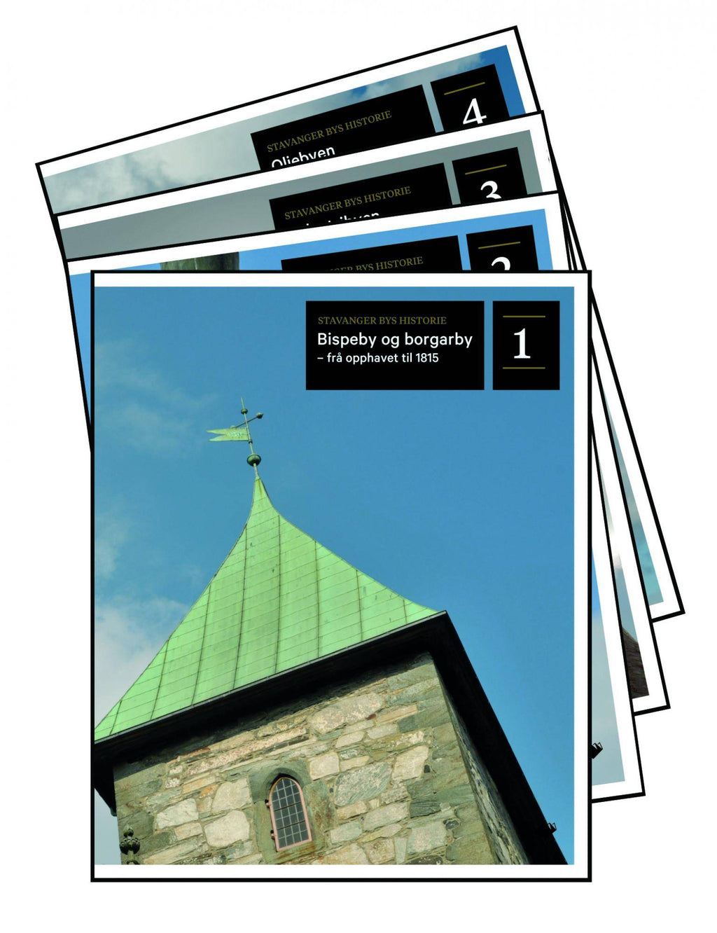 Stavanger bys historie. Bd. 1-4