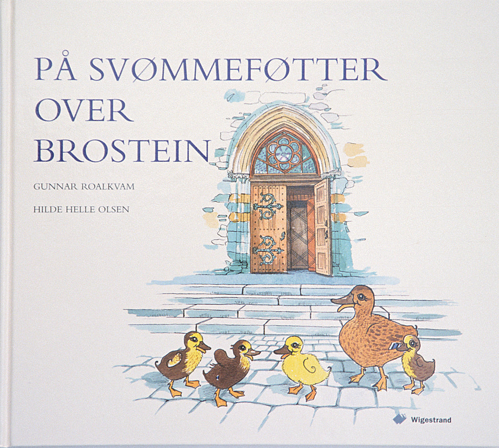 På svømmeføtter over brostein