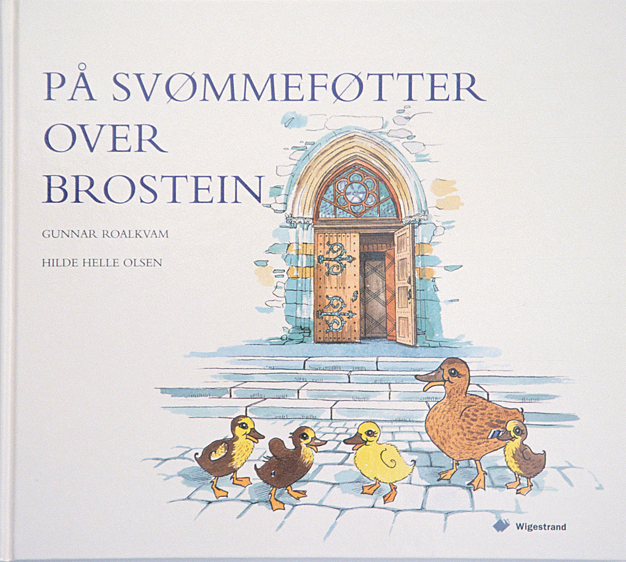 På svømmeføtter over brostein